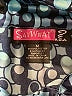 Say What? 100% Polyester Print Blue Short Sleeve Blouse Size M - photo 7
