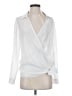 Venus 100% Polyester White Long Sleeve Blouse Size 4 - photo 1