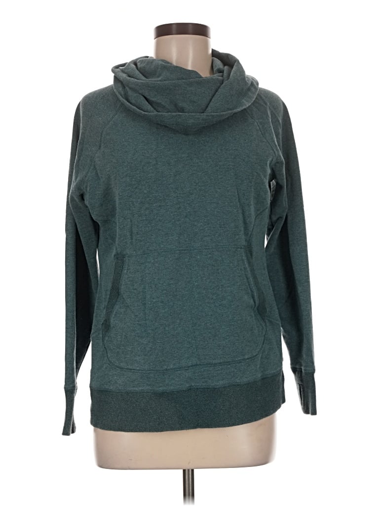 Pre-owned L.l.bean Pullover Hoodie In Teal