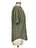 Fun2Fun 100% Polyester Polka Dots Green Short Sleeve Blouse Size M - photo 4