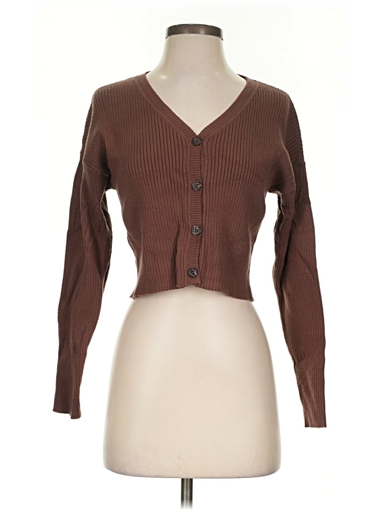 Pre-owned Lucy Paris Cardigan Sweater In Brown