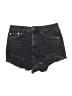 Zara Stars Black Denim Shorts Size 6 - photo 1