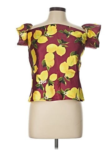 Rosette Sleeveless Blouse (view 1)