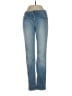 Express Jeans Hearts Blue Jeans Size 0S - photo 1