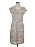 Versona Animal Print Gray Casual Dress Size 8 - photo 1