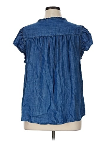 LC Lauren Conrad Short Sleeve Blouse (view 2)