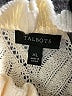 Talbots Chevron-herringbone Ivory Turtleneck Sweater Size XL - photo 7