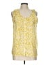 Beacon 100% Polyester Yellow Sleeveless Blouse Size L - photo 1