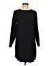 Aqua 100% Polyester Solid Black Casual Dress Size XS - photo 1