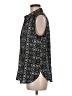 Ann Taylor 100% Polyester Paisley Brown Sleeveless Blouse Size M - photo 5