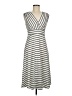 Max Studio Stripes Gray Casual Dress Size M - photo 1