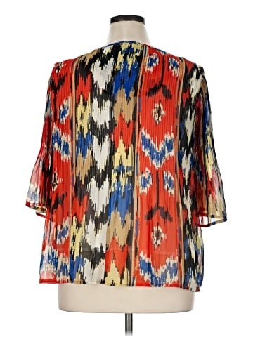 One World 3/4 Sleeve Blouse (view 2)