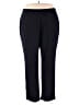 Susan Graver Solid Blue Casual Pants Size 2X - photo 1
