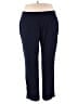 Susan Graver Solid Blue Casual Pants Size 2X - photo 1