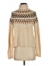 J.Crew Fair Isle Ivory Tan Turtleneck Sweater Size S - photo 1