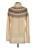 J.Crew Fair Isle Ivory Tan Turtleneck Sweater Size S - photo 2