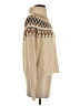 J.Crew Fair Isle Ivory Tan Turtleneck Sweater Size S - photo 4