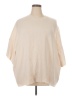 J.Crew 100% Lambswool Ivory Poncho Size XXL (estimated) - photo 1
