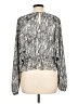 Hyfve 100% Polyester Silver Long Sleeve Blouse Size L - photo 2