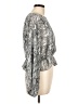 Hyfve 100% Polyester Silver Long Sleeve Blouse Size L - photo 4