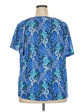 Isaac Mizrahi LIVE! Short Sleeve Blouse (view 2)