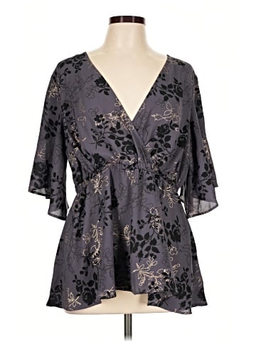 Torrid 3/4 Sleeve Blouse (view 1)