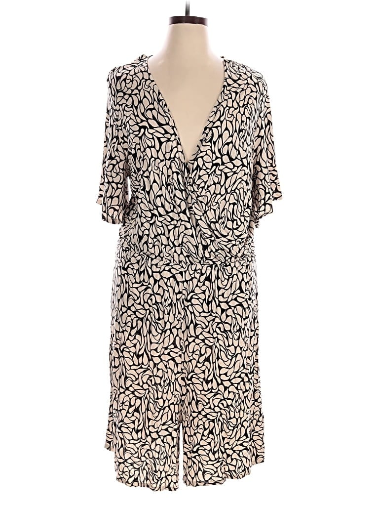 Pre-owned Ellos Romper In Tan