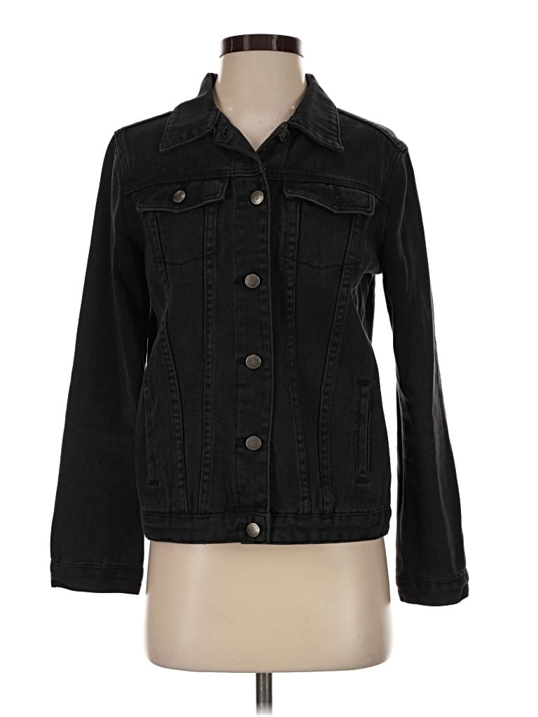 Pre-owned Thread & Supply Denim Jacket In Black