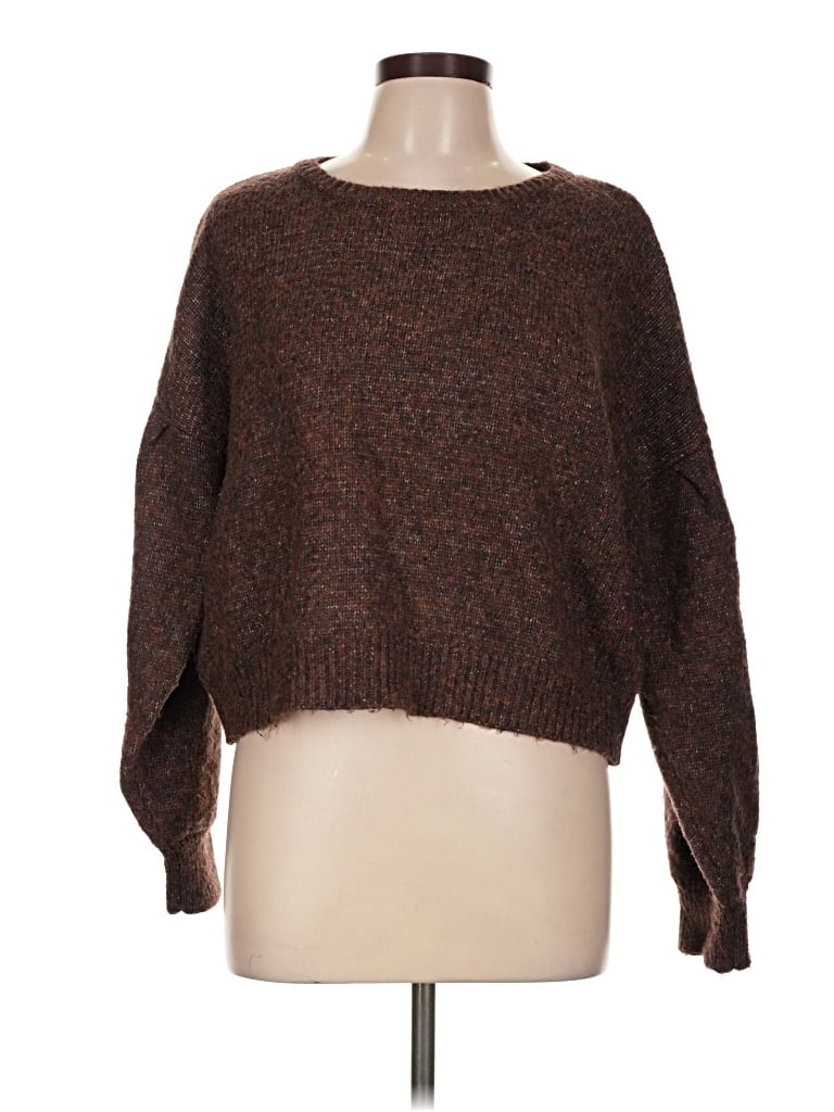 Pre-owned Z Supply Pullover Sweater In Brown