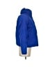 Express 100% Polyester Solid Blue Snow Jacket Size XS - photo 4