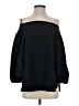 Tibi 100% Polyester Black 3/4 Sleeve Blouse Size 0 - photo 1