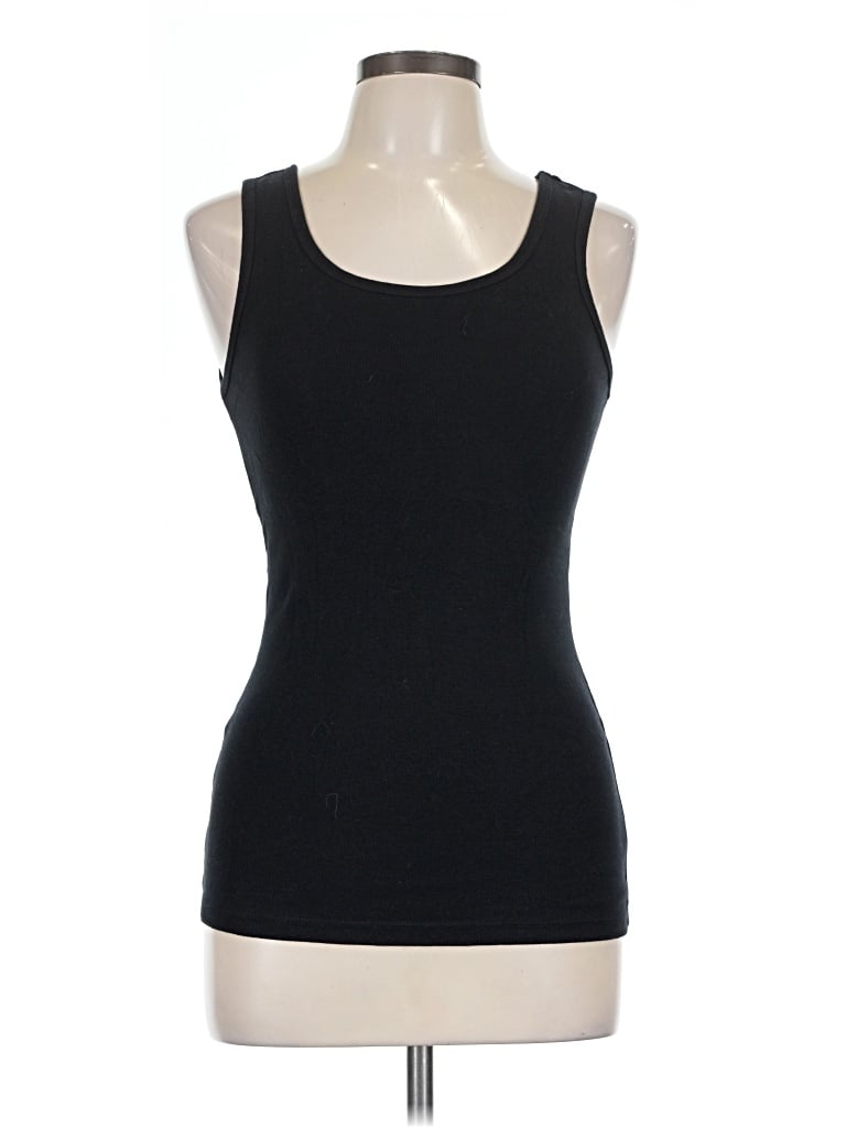 Pre-owned Bella Tank Top Black Strapless Neckline Tops