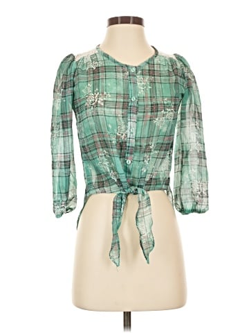 Tempted 3/4 Sleeve Blouse (view 1)