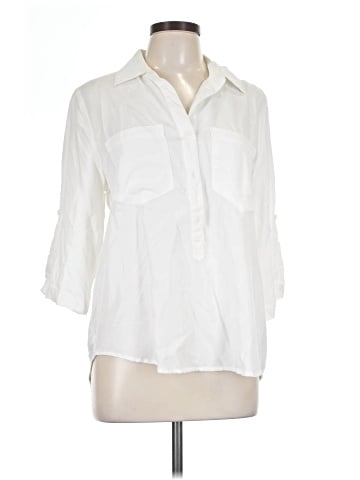 Velvet Heart 3/4 Sleeve Button-Down Shirt (view 1)