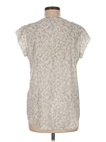 fleur bleue Short Sleeve Blouse (view 2)