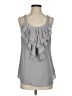 Express 100% Polyester Gray Sleeveless Blouse Size S - photo 1