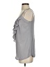 Express 100% Polyester Gray Sleeveless Blouse Size S - photo 5