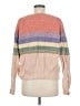 Hem & Thread Color Block Pink Pullover Sweater Size M - photo 2