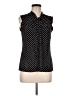 Tommy Hilfiger Polka Dots Black Sleeveless Blouse Size M - photo 1