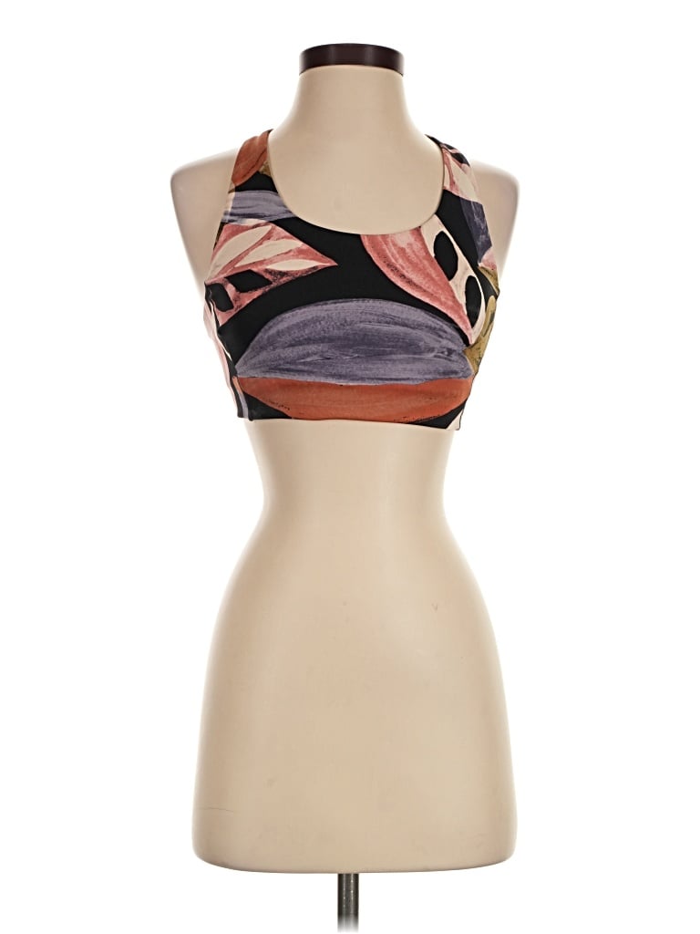 Pre-owned Flx Tank Top Brown Halter Neckline Tops