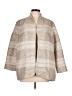 Chico's Chevron-herringbone Gold Ivory Coat Size Lg (2) - photo 1