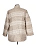 Chico's Chevron-herringbone Gold Ivory Coat Size Lg (2) - photo 2