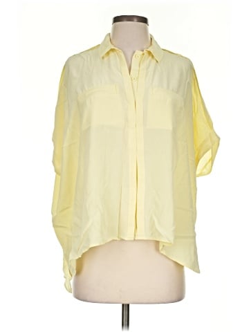 Diane von Furstenberg Short Sleeve Silk Top (view 1)