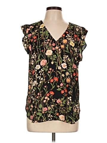 Ann Taylor LOFT Short Sleeve Blouse (view 1)