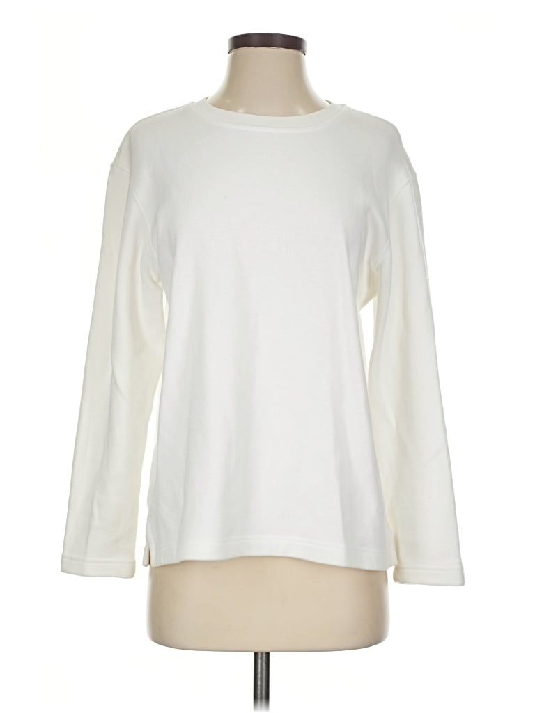 Pre-owned Talbots Sweatshirt In White