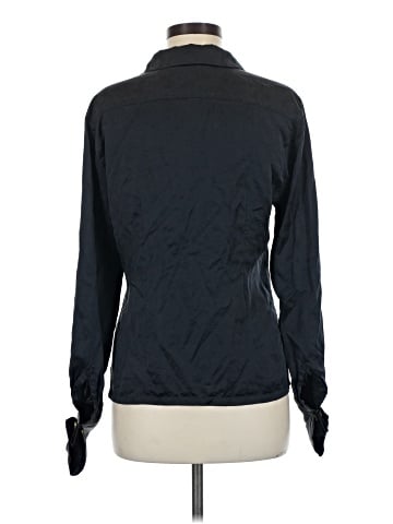 Alberto Makali Long Sleeve Silk Top (view 2)