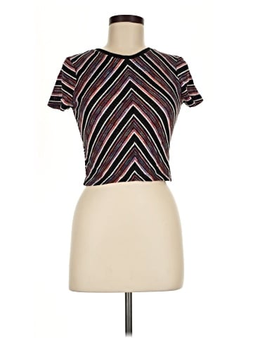 Color Thread Short Sleeve T-Shirt (view 1)