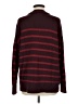 Ann Taylor LOFT Stripes Burgundy Pullover Sweater Size M - photo 2