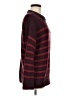 Ann Taylor LOFT Stripes Burgundy Pullover Sweater Size M - photo 4