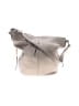 B Makowsky 100% Leather Solid Gray Shoulder Bag One size - photo 1